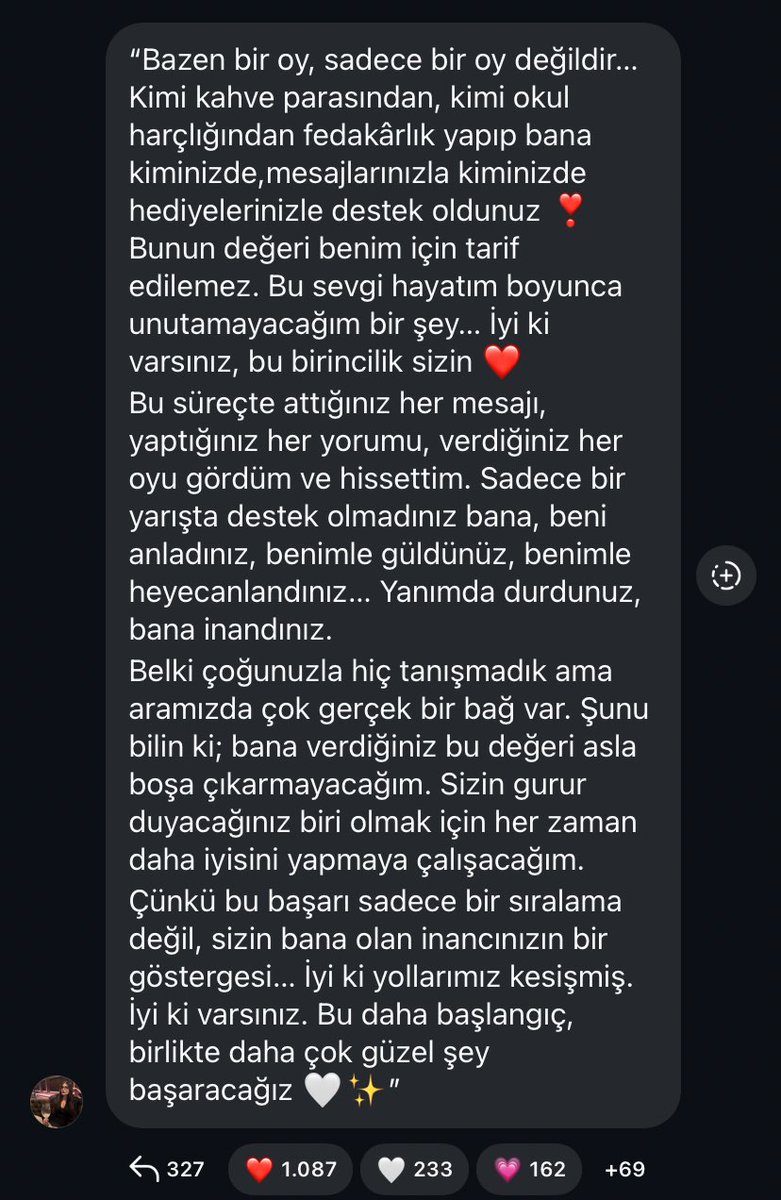 My___space94's tweet photo. Kolay bir yol değildi ama başardın, birlikte güldük, ağladık, heyecanlandık ve sevindik.Her şey kıymetliydi iyi ki tanıdık seni.Senden cesur olmayı, güçlü kalmayı ve gerçek dostluğun ne demek olduğunu öğrendik. kimse sana düşman olmak istemez dost olmak ister sçs ❣️#kismetseolur https://t.co/Yvvw5QRQNR