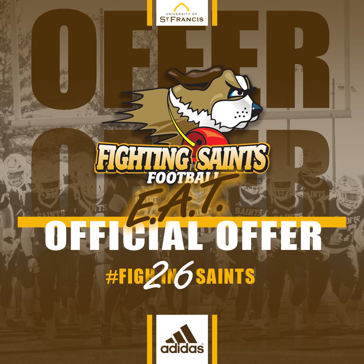 5howtime_'s tweet photo. Blessed and grateful to receive an offer from university of St Francis. https://t.co/Vw5tzYX4k3