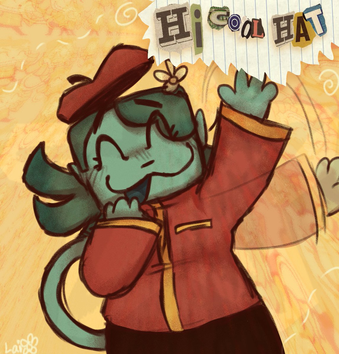 Th3LostPuppet's tweet photo. #GreatGodGrove #GreatGodGroveFanart #Fanart #art #DigitalArt #GreatGodGrove OH YEAH, PATTY!! https://t.co/C0QaqGYaKz