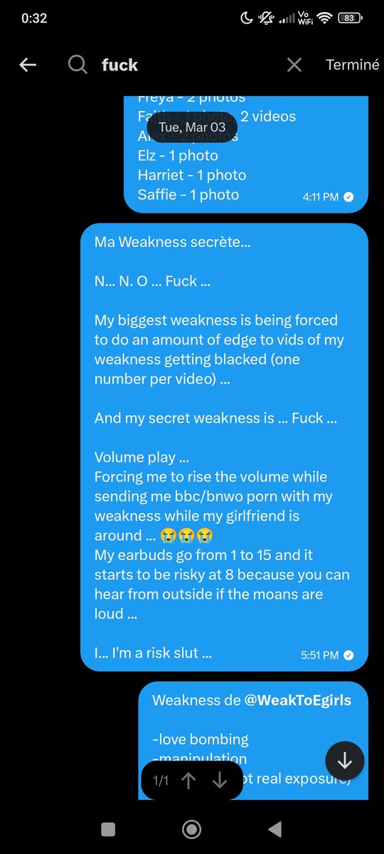 JeanGuy338423's tweet photo. Fuck ... My master @eren_switch is making me beg publicly for him to fuck me ...
He also wants everyone on #wankbattle #wankchat to fuck me with my biggest weaknesses 😭😭
I .. shouldn't post this...
Please master humiliate me publicly like a bitch ... 🥵 https://t.co/Qj1c5rXkYj