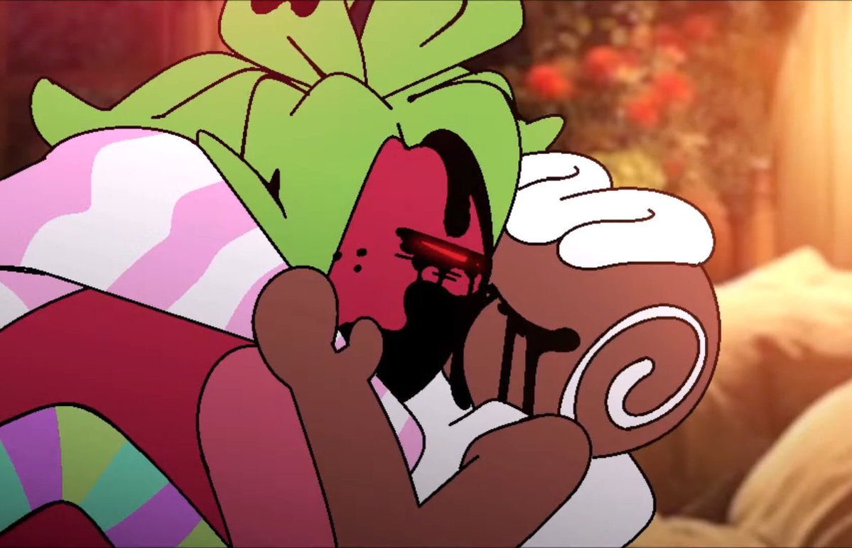 I love you, Cosmo... And fruitcake 

#dandysworld 
#fruitcake
#cosmo
#sprout