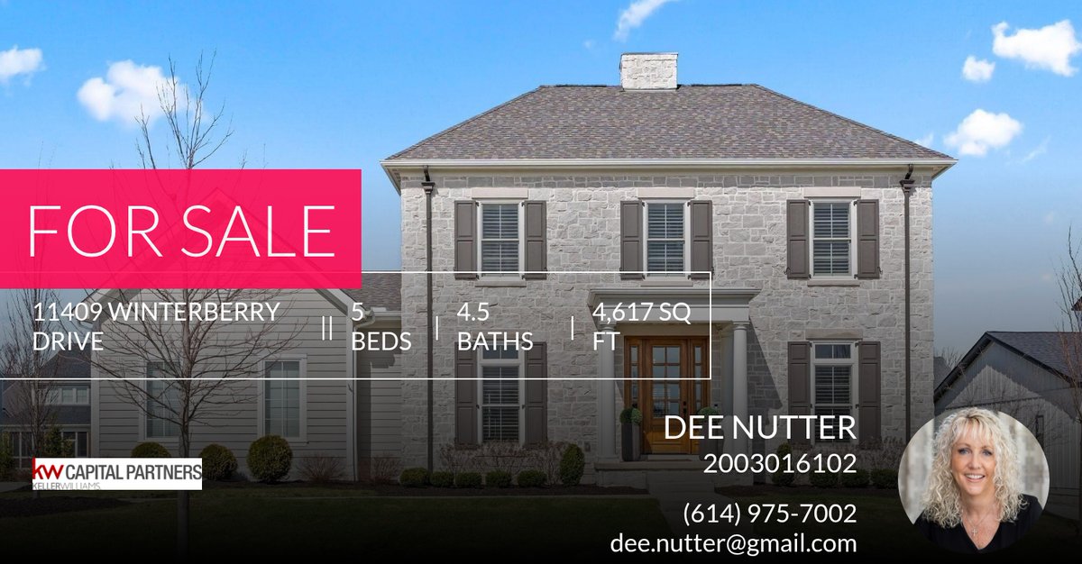 buckeyehouses's tweet photo. Curb appeal that turns heads + a location you’ll love! 
11409 Winterberry Dr is now available and ready for its next owner. Beautifully situated in a highly desirable area, this home makes a stunning first impression and d... https://t.co/zGTnE7vMBu https://t.co/hvEQqvfrr9