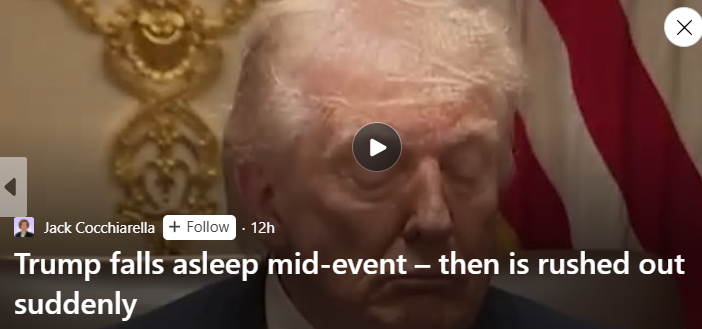 Stick a fork in him................