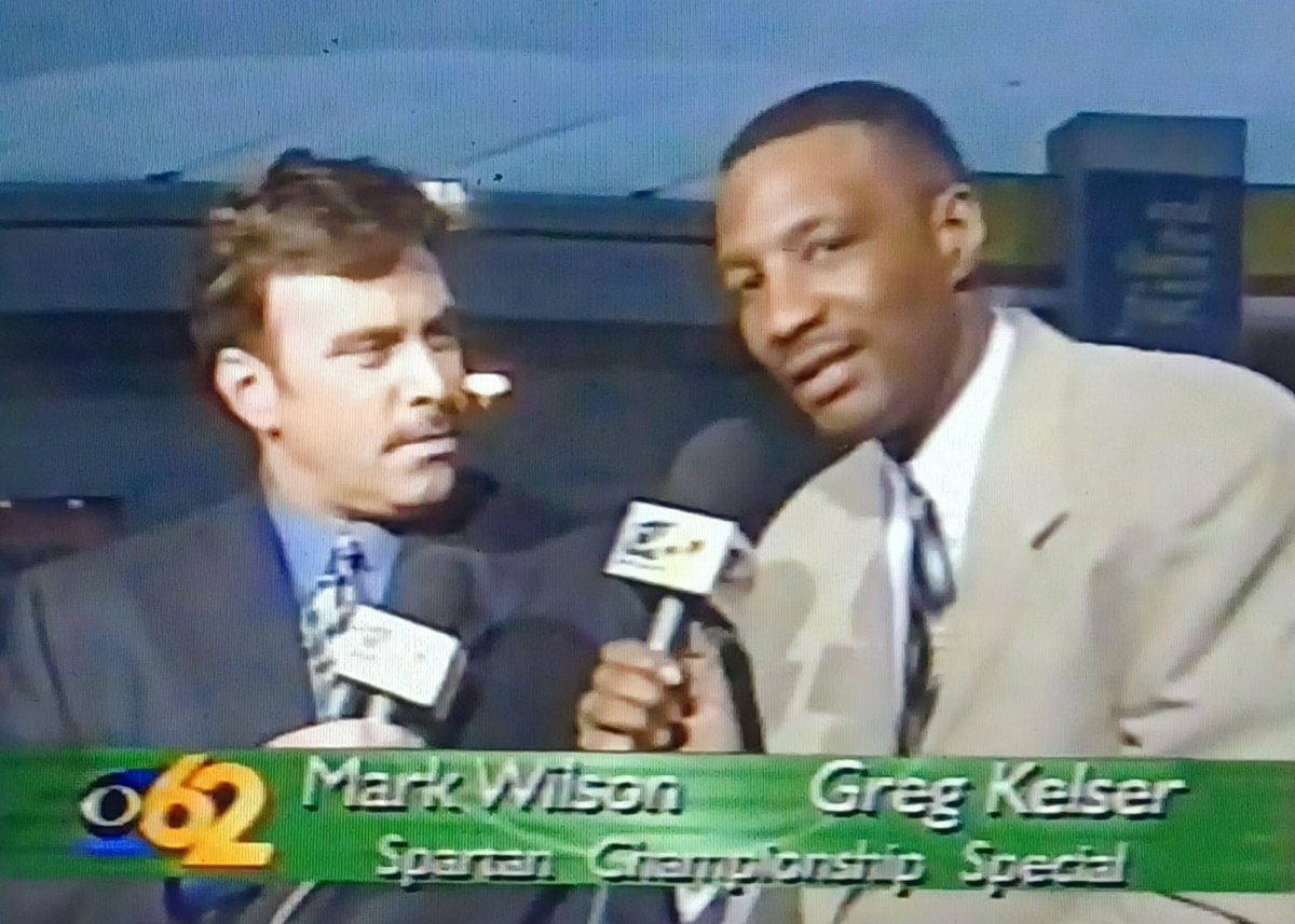 parkerandtheman's tweet image. ---- and I hosted the #MSU specials that 2000 championship run for BIG 62 #CBS Detroit.  We did a 2-hour show title game night vs Florida LIVE outside the RCA Dome and SPECIAL K was my co-host.  Now longtime #Pistons TV analyst, Greg and Magic led the MSU way in 1979. GREAT SH0W!