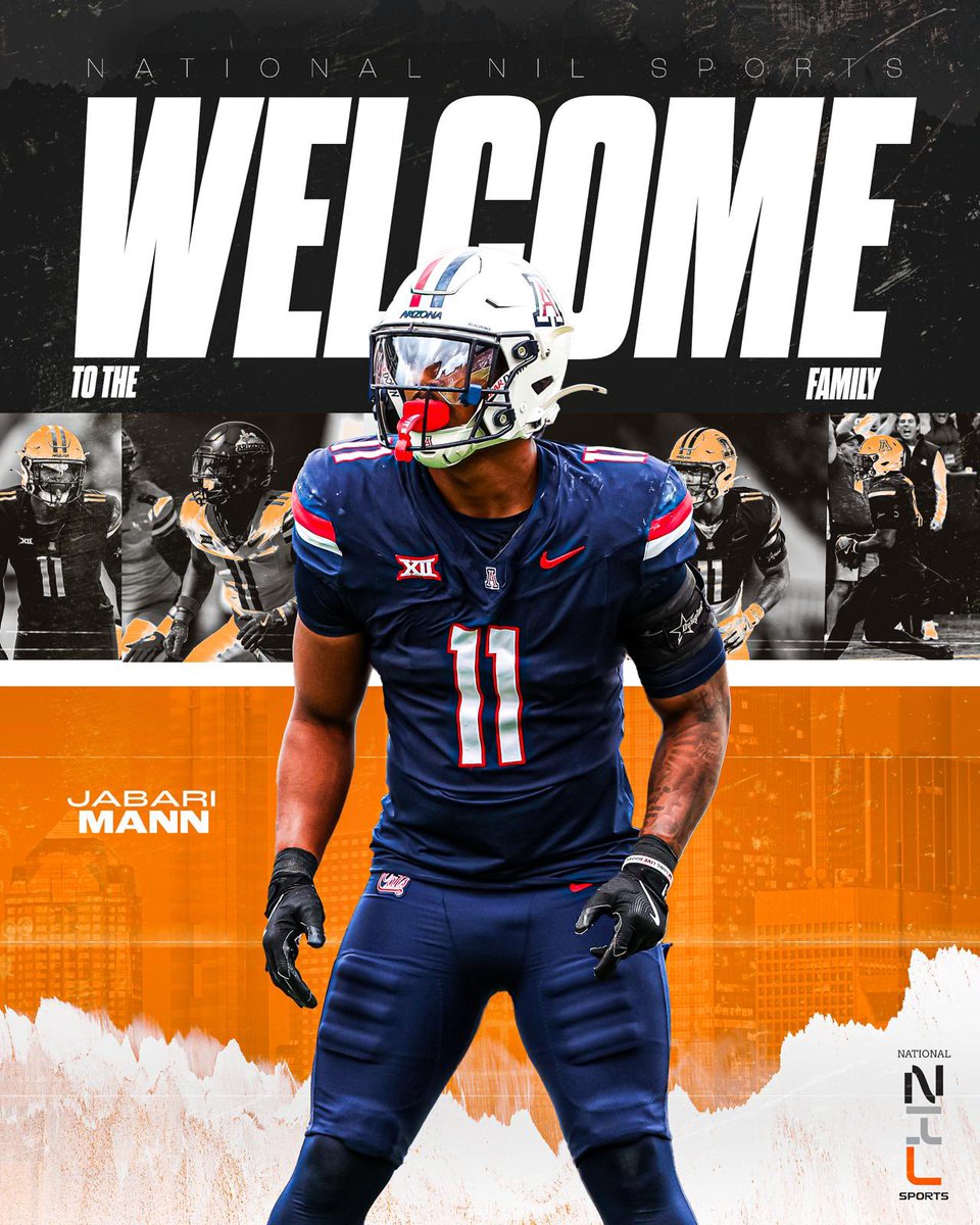 NationalNIL_'s tweet photo. Welcome to the family, @MannJabari 🐻⬇️

Linebacker out of San Francisco bringing toughness, instincts, and a relentless motor to the defense. From Serra HS to the University of Arizona, he’s leveling up and making his mark.

Excited to support his journey on and off the field 📈 https://t.co/T2Cd0qgUNX