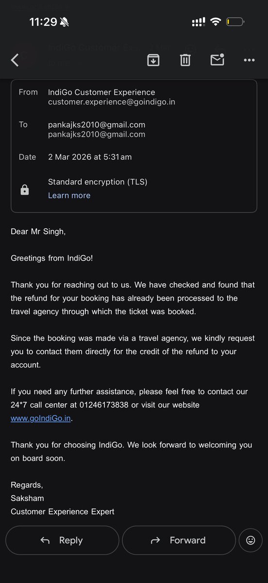 pankieKS's tweet photo. (1/3) While much of the world is navigating geopolitical disruptions, @Cleartrip is not letting such opportunity to go waste. 

Booked New Delhi-Doha-Sydney (@IndiGo6E + @qatarairways), through @Cleartrip . Flight on Feb 28 was cancelled. https://t.co/NwPav7Ftig