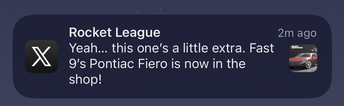 Rocket League News tweet media