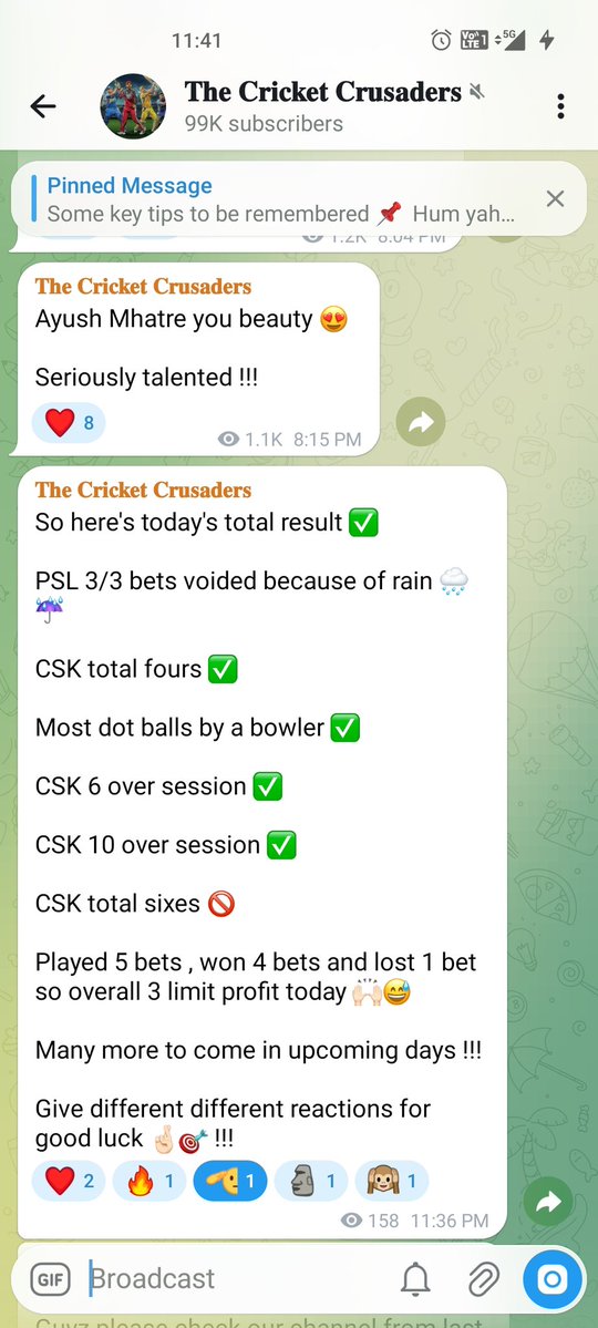 The cricket crusaders ( T.C.C ) tweet media