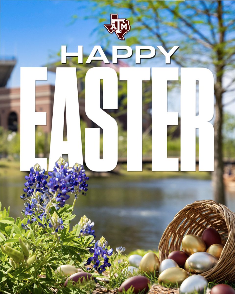 aggiembk's tweet image. Happy Easter Sunday 👍

#GigEm | #BuckyBall