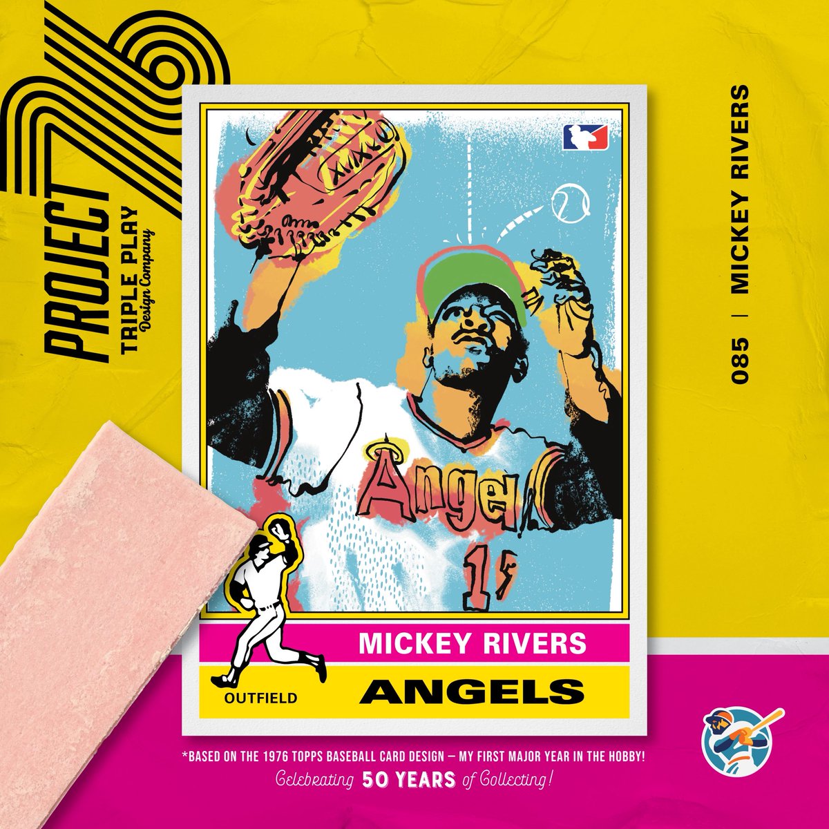 emkittel's tweet photo. Project76 - 085 - Mickey Rivers, California Angels
#tripleplaydesign #project76 #1976topps #1976 #mickeyrivers https://t.co/z3zFjLVtla