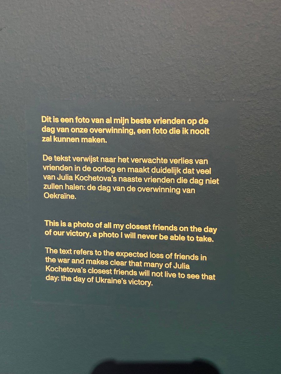 Was at a photo exhibition at FOAM museum in Amsterdam ... was about war ... #NO2WAR #Ukraine #Russia 🇺🇦