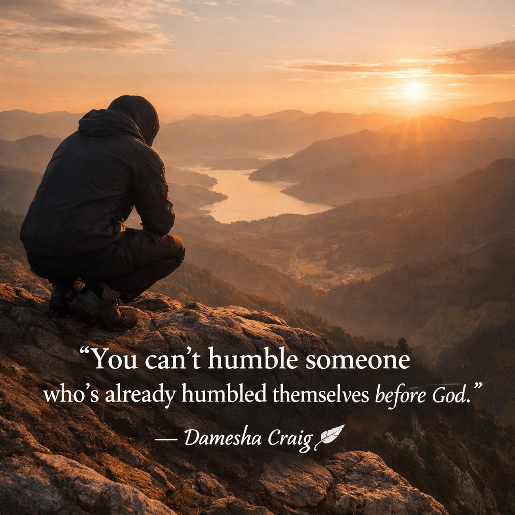 DameshaCraig's tweet photo. “You can’t humble someone who’s already humbled themselves before God.” — Damesha Craig ✍️ https://t.co/3m8uQ9iUVu