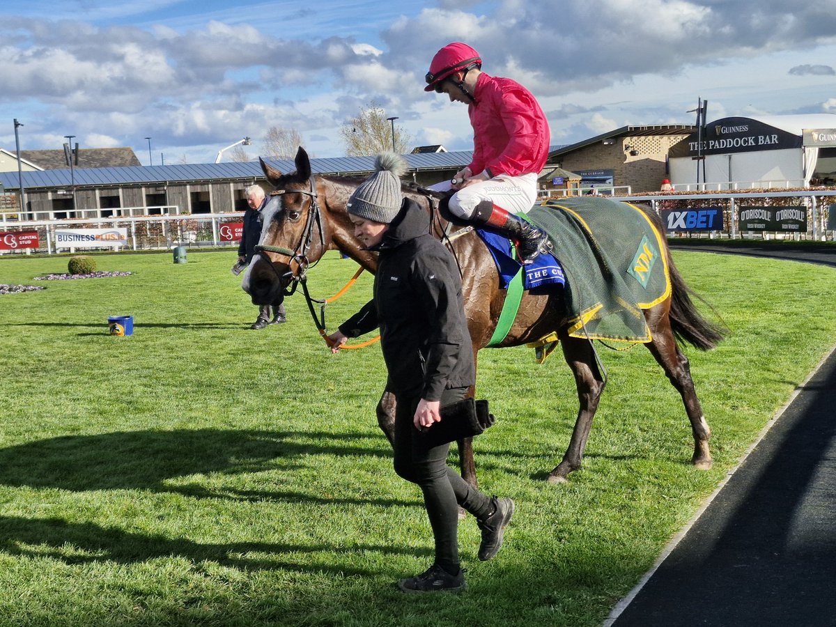 SportsNewsIRE's tweet photo. Layfayette (10/1) completes a double @curraghrace for @tuvastables and @ctkjockey as the nine-year-old takes the finale https://t.co/Vv8R9xPkqe