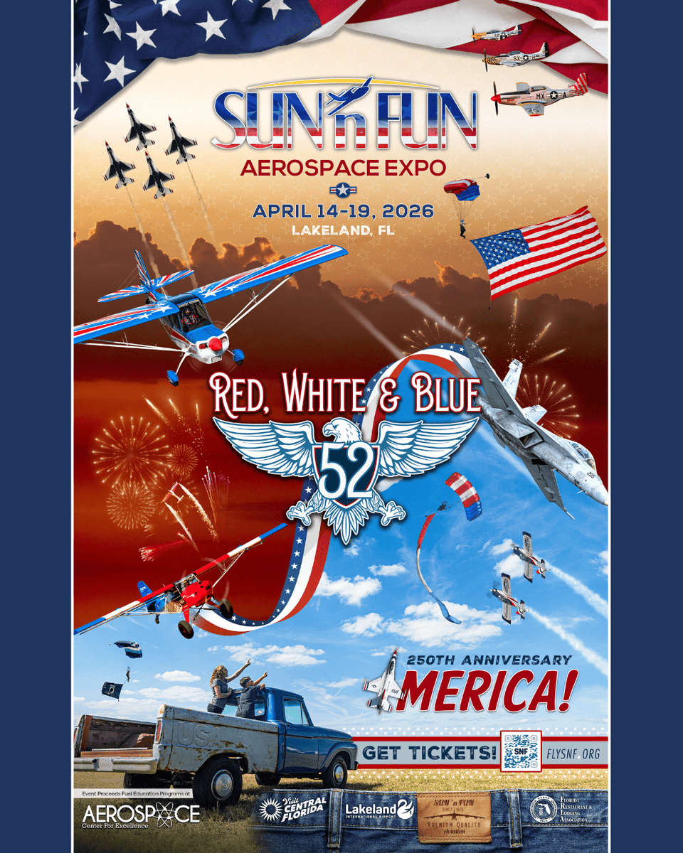 Rapco's tweet photo. Come see us at SUN 'n FUN Red, White &amp; Blue 52!! Booth B-049
@SunnFunFlyIn https://t.co/rsvVXqFJko