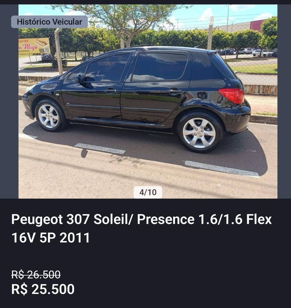 Peugeot 206 da Silva e Souza tweet media