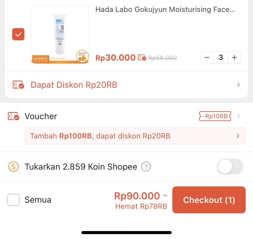 xiaoyuueee's tweet photo. 4.4 dapet promo apa ajaa?

facewash hadalabo jadi cuma 30k🥹
https://t.co/Tu5tWFfEl8 https://t.co/Vtr3W2RYBx