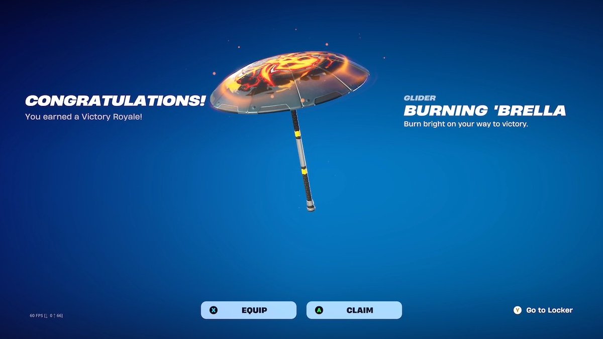 Got the brella for OG Chapter 1 Season 8!
#Fortnite #FortniteOG