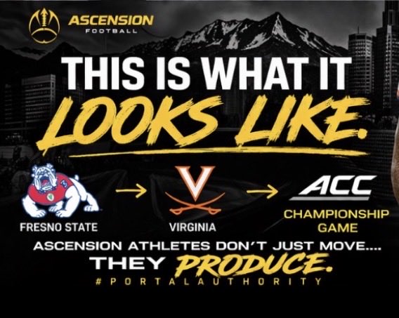AscensionFB1's tweet photo. Fresno State ➡️ Virginia ➡️ ACC Championship Game

Jacob Holmes didn’t just transfer—he produced.

7.5 TFL (led team)
3.5 sacks
Most DL snaps played 

Anyone can jump in the portal. This is what it looks like when the portal is done right. 

#AscensionFootball
#PortalAuthority https://t.co/2vvU8a8uIz