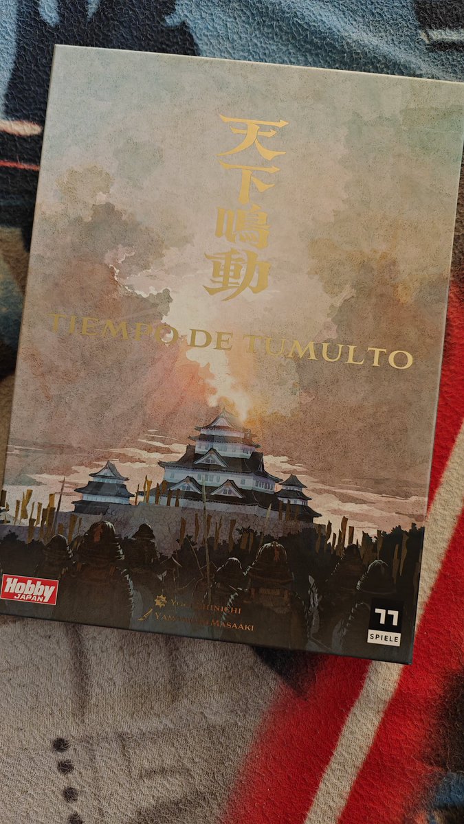 JaimeKarrde's tweet photo. Ayer cayó #tiempodetumulto . Toca leerse el reglamento 
#boardgames #japan #hobbyjapan https://t.co/VA7TS5bWwk