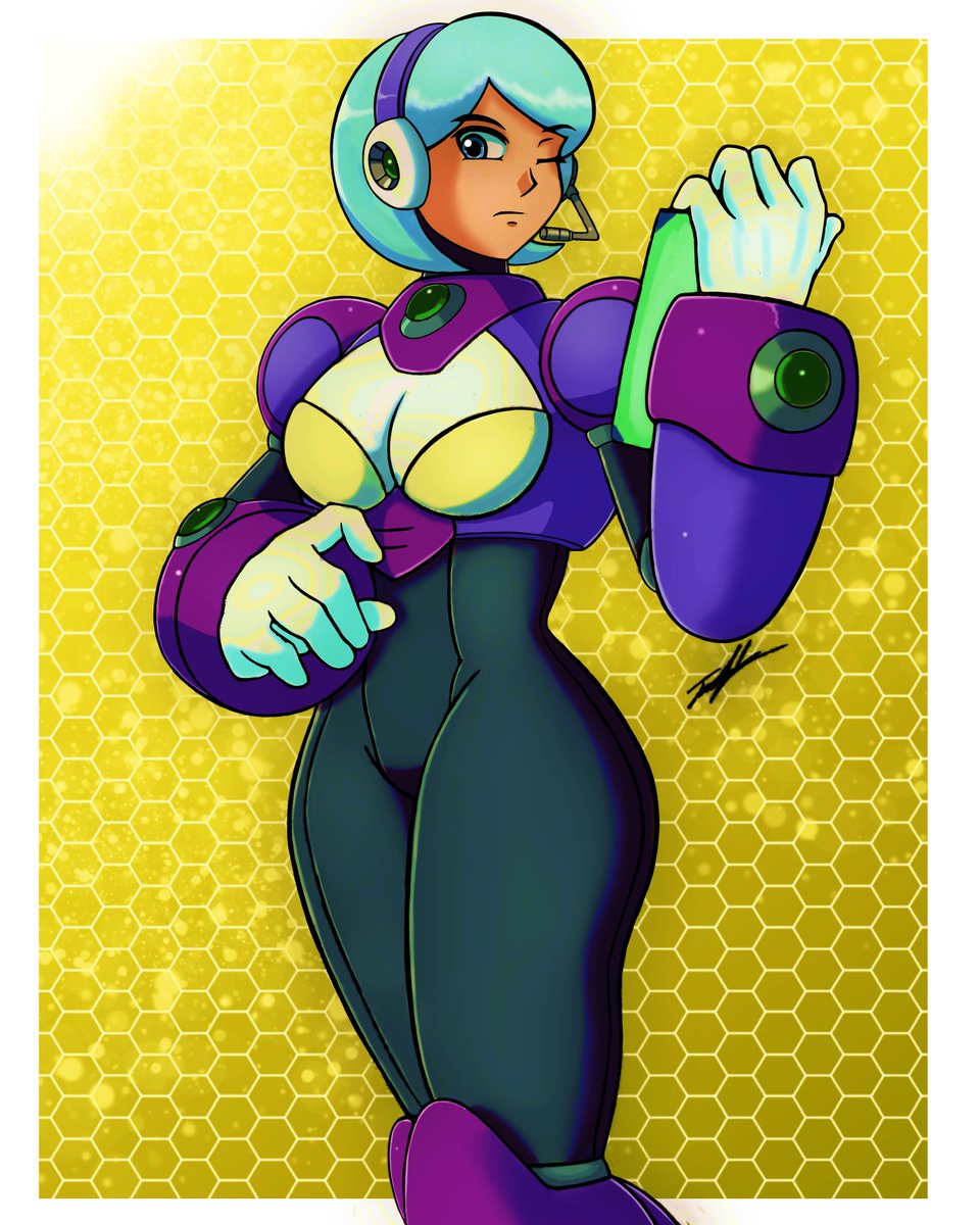 Navigator Luna | Maverick Hunter X #MegaManX #イレギュラーハンターX