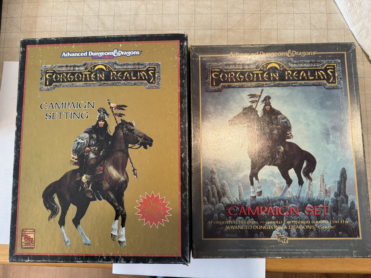 magickforge's tweet photo. Today’s AD&amp;D throwback. Always good material, no matter what edition or game system you are running. Original and Revised! https://t.co/wwBH81XeXd