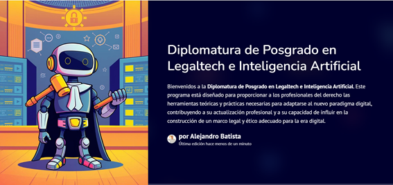 batista1088's tweet image. Junto a un nutrido grupo de colegas interesados en estar al tanto y preparados para los desafíos que la IA presenta al Derecho, comenzamos la Edición 2026 de la Diplomatura en Legaltech e Inteligencia Artificial de la Fac. Cs. Jur. y Soc de la @unlp 
#IA #Legaltech