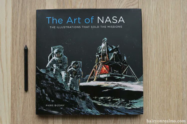 To celebrate the #Artemis2 mission, here's a look at some splendid illustrations from 'The Art Of NASA – The Illustrations That Sold The Missions' (2020).
Explore more in my review; link in comments section below 👇