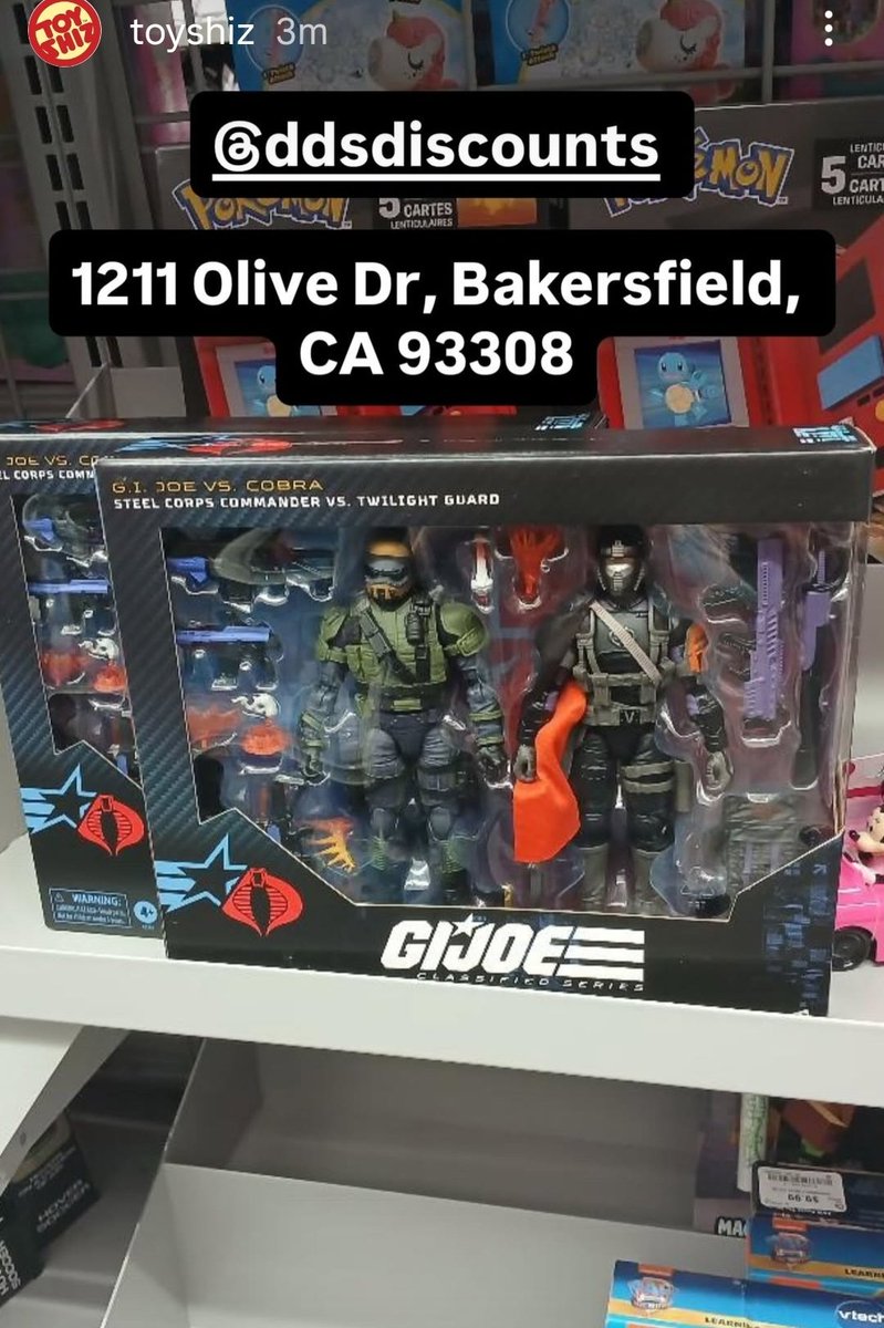 Mr_O1230's tweet image. Well, these are popping up at DDs, for anyone on the hunt...
#Hasbro #Classified #GIJoe #YoJoe
