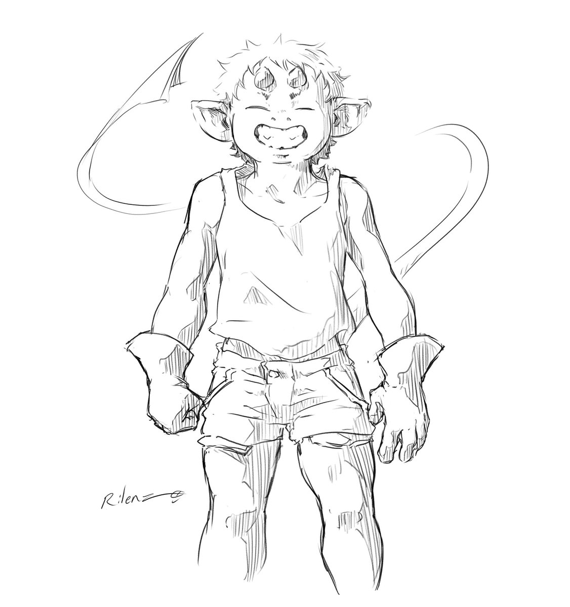 A sketch before bed :')