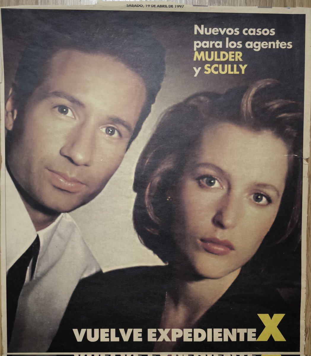 La fecha lo dice todo. Desde cuándo hace que tengo cosas guardadas 😱 #TheXFiles #ExpedienteX