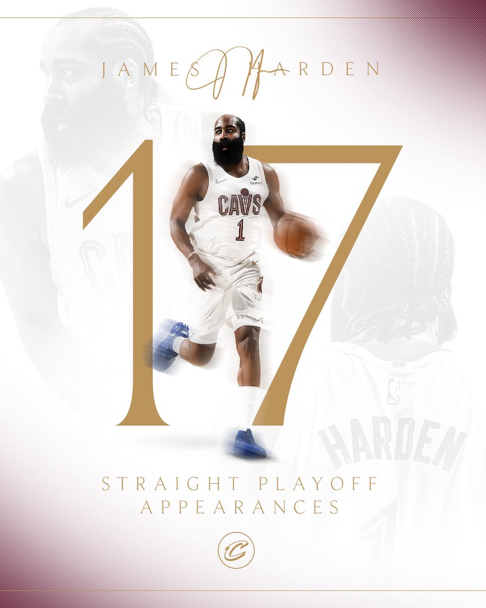 Been that guy. Still that guy.
@JHarden13 has never missed a playoff appearance in his career. #LetEmKnow