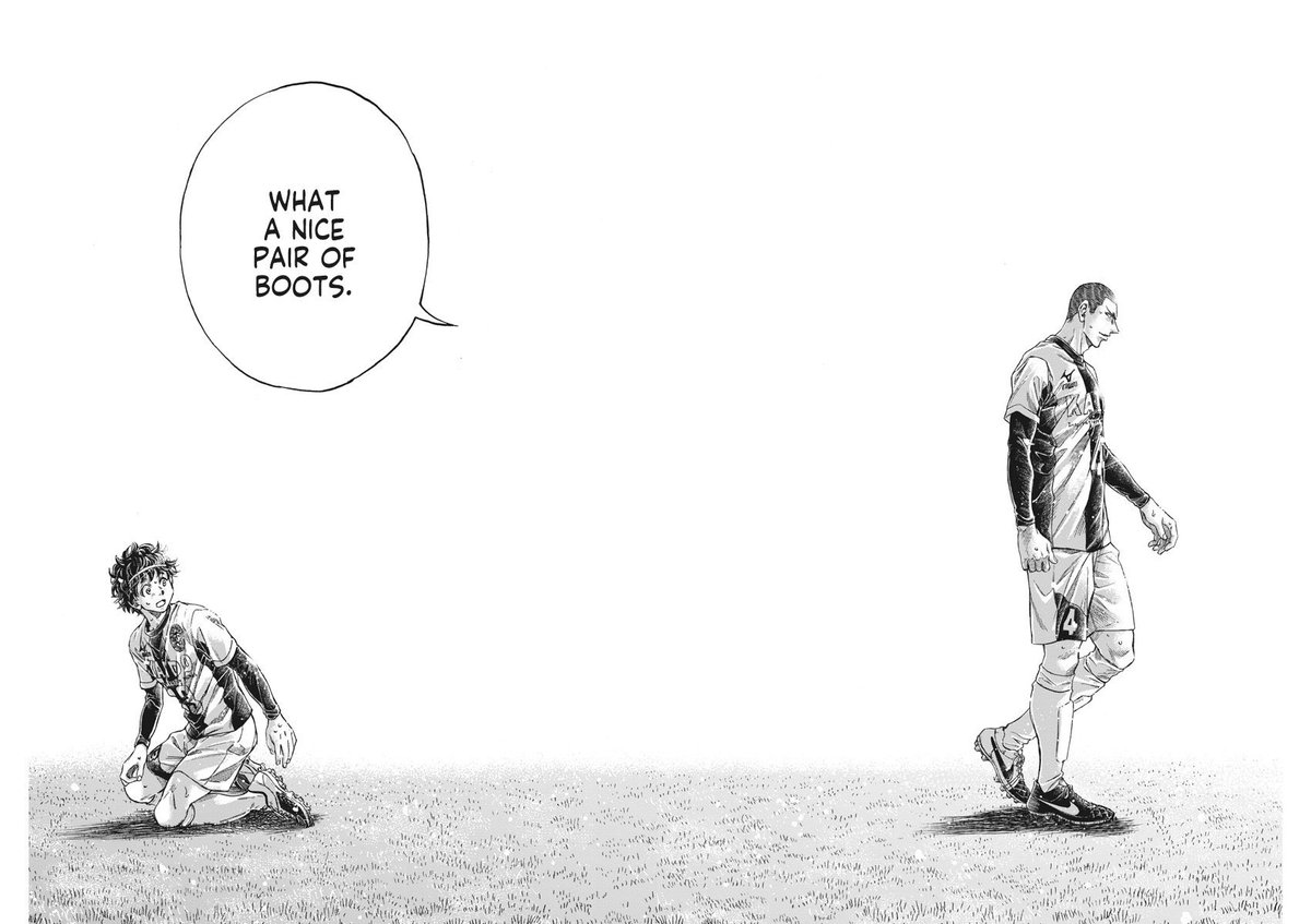 chi_vic26's tweet photo. With a manga like Ao Ashi, there’s so many that I love. 

But this one will forever be SPECIAL https://t.co/mYWamUGIUo