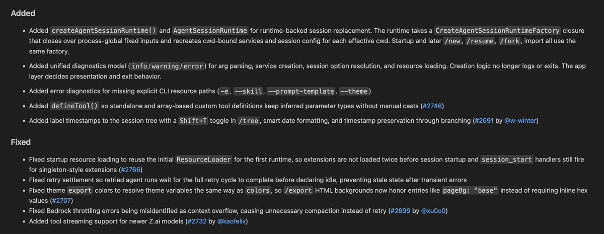 Mario Zechner tweet media