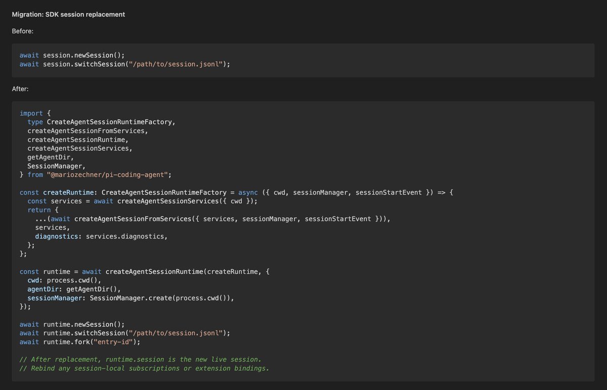Mario Zechner tweet media