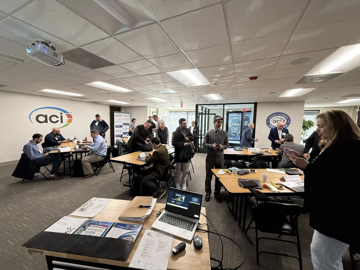 ConcreteACI's tweet photo. ACI Chapter Officer Roundtable at the ACI Midwest Resource Center last weekend.🌟 #ACIConvention https://t.co/i0KxPeZ55g