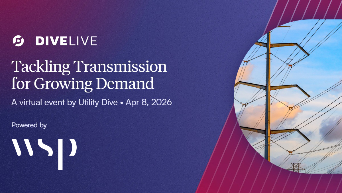 UtilityDive's tweet image. How can #utilities modernize #transmission infrastructure to meet growing #electricity demand? Join us on April 8 for a free virtual event featuring top executives from AEP, Grid United, MISO &amp;amp; more. Save your spot: bit.ly/4sPkCMt