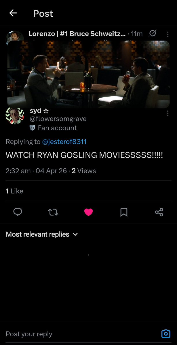 Lorenzo | #1 Bruce Schweitz fan tweet media