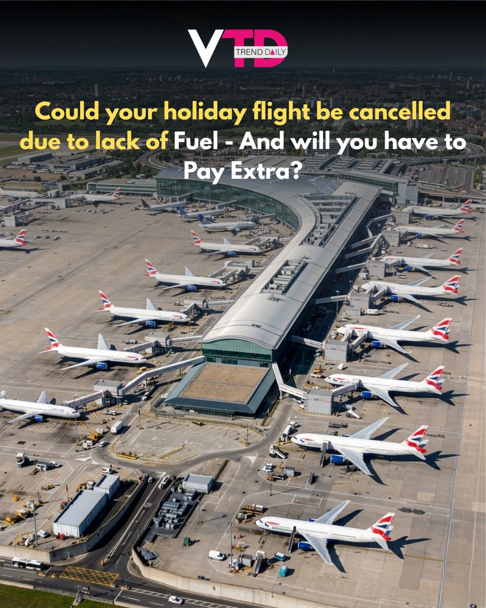 viraltrenddaily's tweet image. Your next flight could cost MORE… or not happen at all 😳✈️
Fuel concerns are raising fears of cancellations and rising ticket prices
Is travel about to get disrupted globally? 👀

#TravelNews #FlightDelay #FuelCrisis #Airlines #Breaking #USA