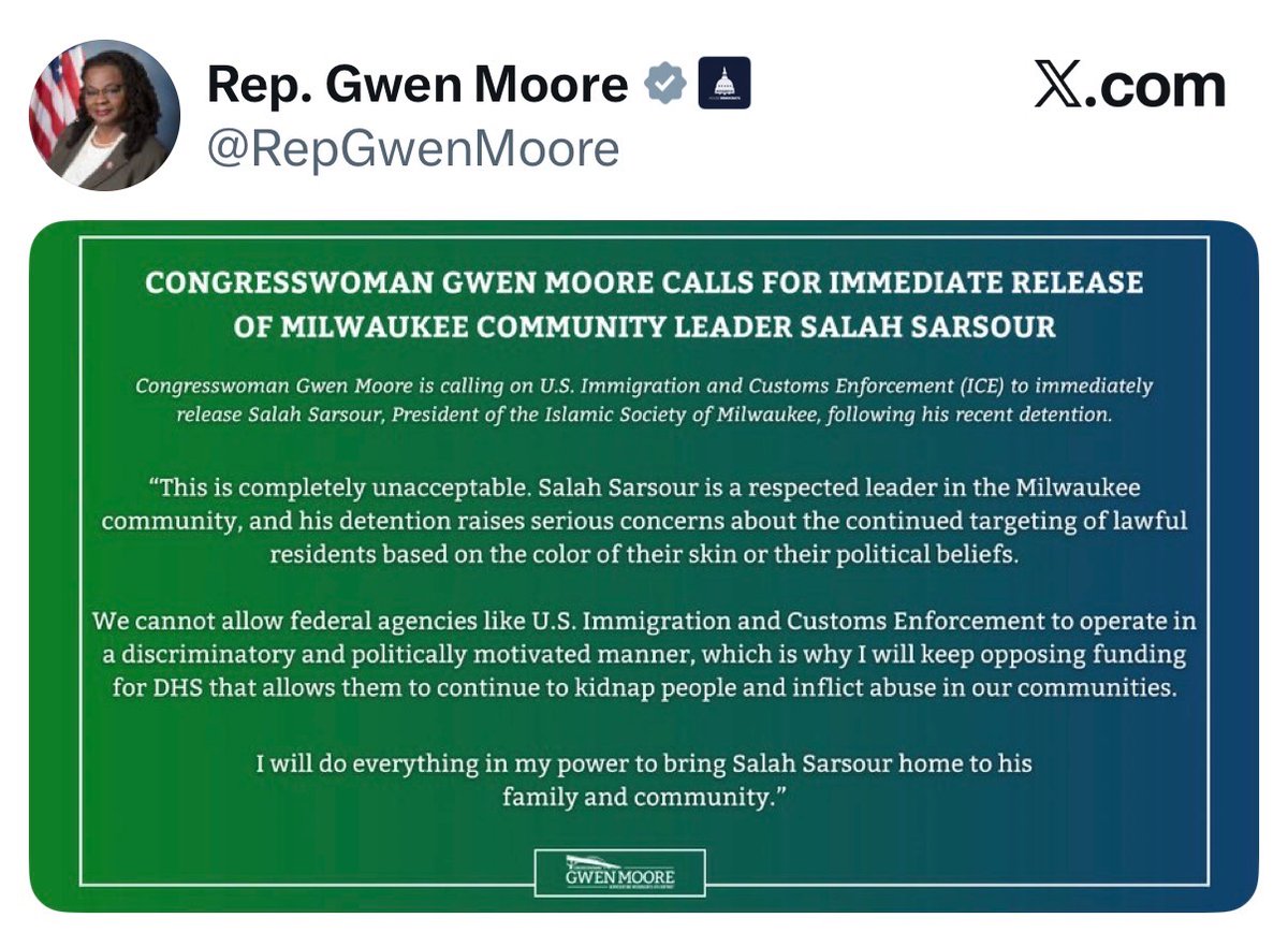 U.S. Immigration and Customs Enforcement tweet media