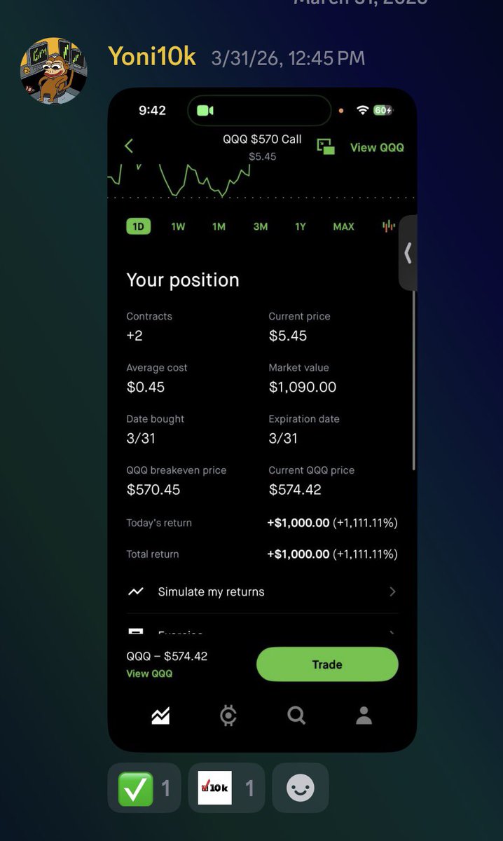 Trades & Gains tweet media