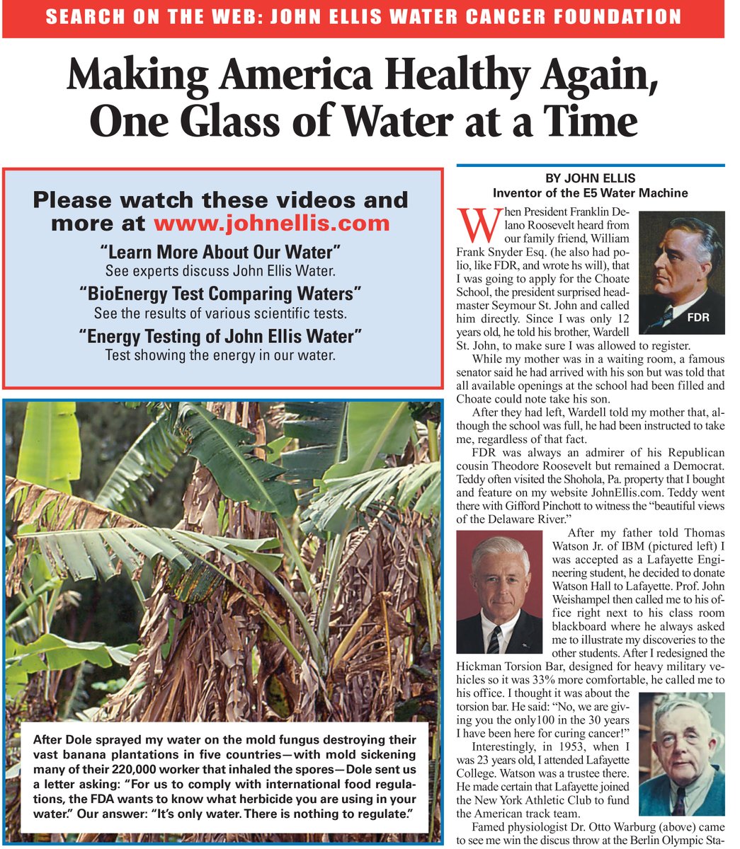 John Ellis Water Official tweet media