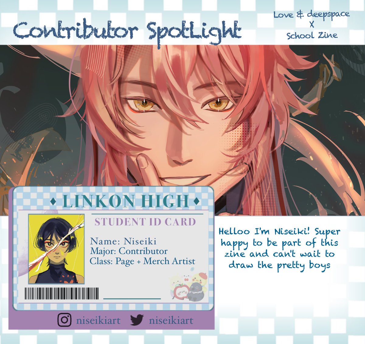 Linkon High - Love and Deepspace Zine tweet media