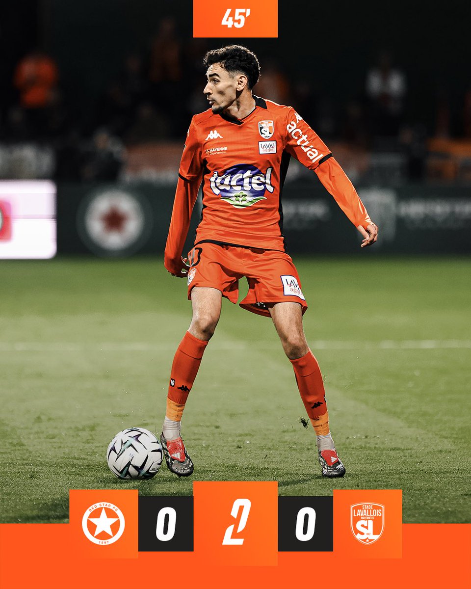 stadelavallois's tweet photo. ⏱️ 45’⎮ #REDLAVAL

⏸️ 𝐌𝐢-𝐭𝐞𝐦𝐩𝐬 au Red Star : 0-0. Nos 𝐓𝐚𝐧𝐠𝐨 auront fait preuve de solidité défensive et rentrent au vestiaire avec ce score nul et vierge ! 🟠⚫️

0️⃣-0️⃣ https://t.co/U0QOMvZ7BJ