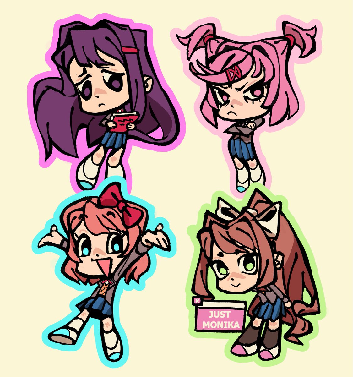 Dokis for keychains im making