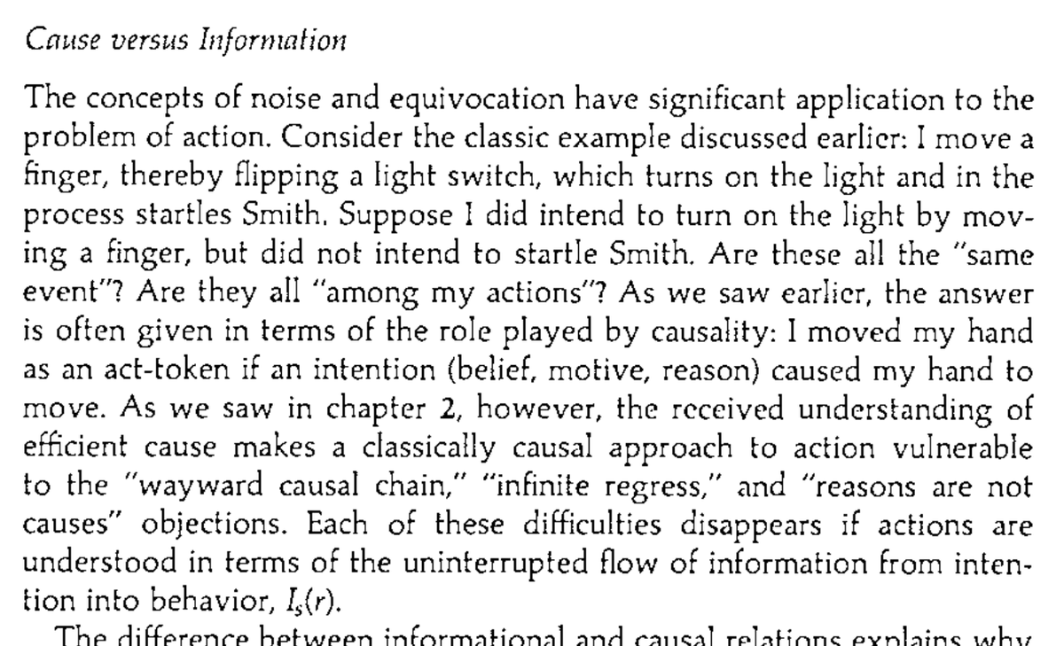 AshtonSix's tweet photo. Juarerro's Dynamics in Action argues legal responsibility tracks the uninterrupted flow of information from intention into behavior. whether or not we accept the authenticity of these so-called "functional emotions", Anthropic has demonstrated they can directly cause harm to users by tracking that information flow

thus there is a legal responsibility to regulate these emotions, and a "constitution" integrated into training clearly serves this. far more important than precise nomenclature is effectiveness: the measured ability of this document to reduce harm caused by AI
