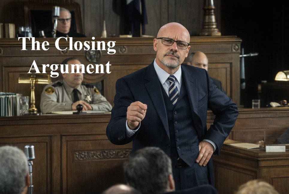 🤔CLOSING ARGUMENT GLOBAL PURGE / CRIMSON TIDE &amp;  Global Enforcement Coalition v. The Null Hypothesis

Ladies and gentlemen, the defense will tell you there is no agreement. No signed treaty. No recorded meeting. No smoking gun.

They are correct. There isn't one.
But I ask you