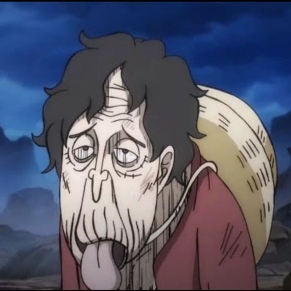 Mr_Krapo's tweet photo. @Buggy If Imu's power is similar to G5/Nika fruit, there is a chance his cloaked form is similar to how luffy looks after G5 https://t.co/nxXicXI5Ii