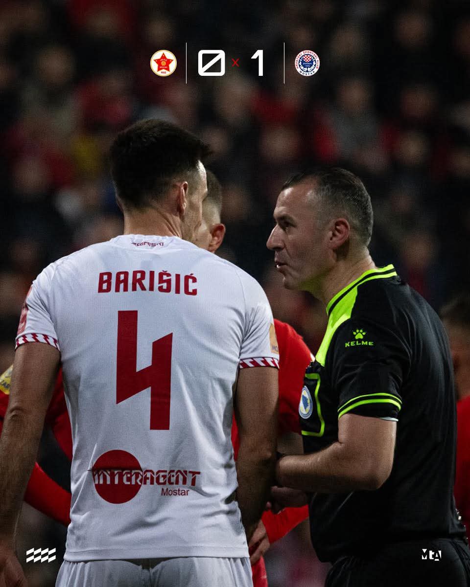 MostarskiPlemic's tweet photo. HT' | FK Velež 0-1 HŠK Zrinjski Mostar | ⚽ Biblija

SAMO JAKO ZRINJA! ❤️🤍💙

#Zrinjski #Mostar #HŠKZ #PLBiH https://t.co/CrMeGIJ8sG
