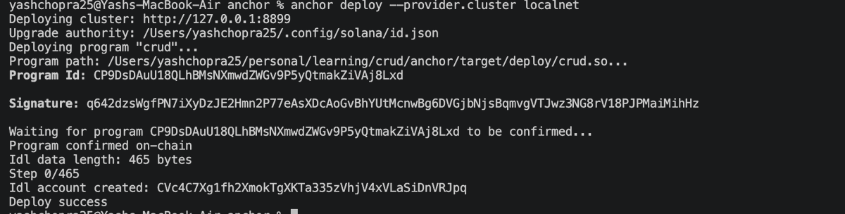 After debugging my Anchor program, I was initially unable to deploy it on localnet. I’ve now resolved the issues and successfully deployed it.
<a href="/solana/">Solana</a> <a href="/WallStSolana/">Solana Stock Exchange $WALLST</a> 
Thanks — solana.stockexchanger.com