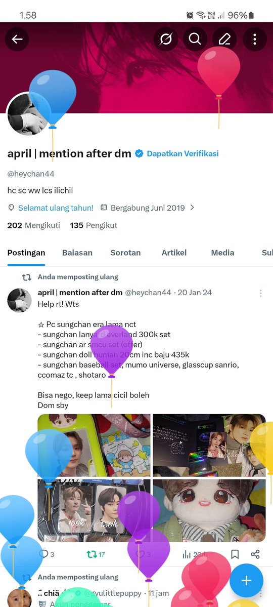 april | mention after dm tweet media